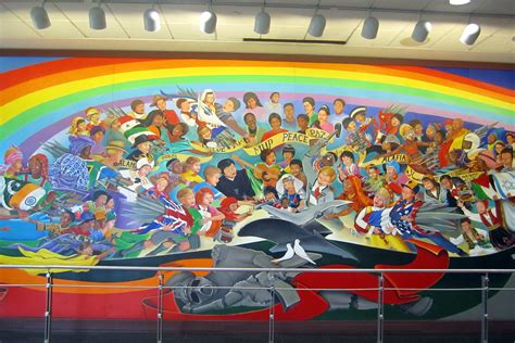These veterans to the Denver mural scene are displayed ... is a celebrated muralist from Texas who is best known in Colorado for his conspiracy-theory-arousing murals at Denver International Airport.
